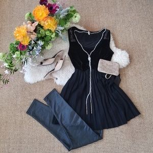 Anthropologie Babydoll Party Top